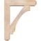Ekena Millwork Imperial Craftsman Smooth Bracket w/ Offset Brace, Douglas Fir, 7 1/2"W x 32"D x 40"H BKT0806X32X40IMP04SDF - alternate 2